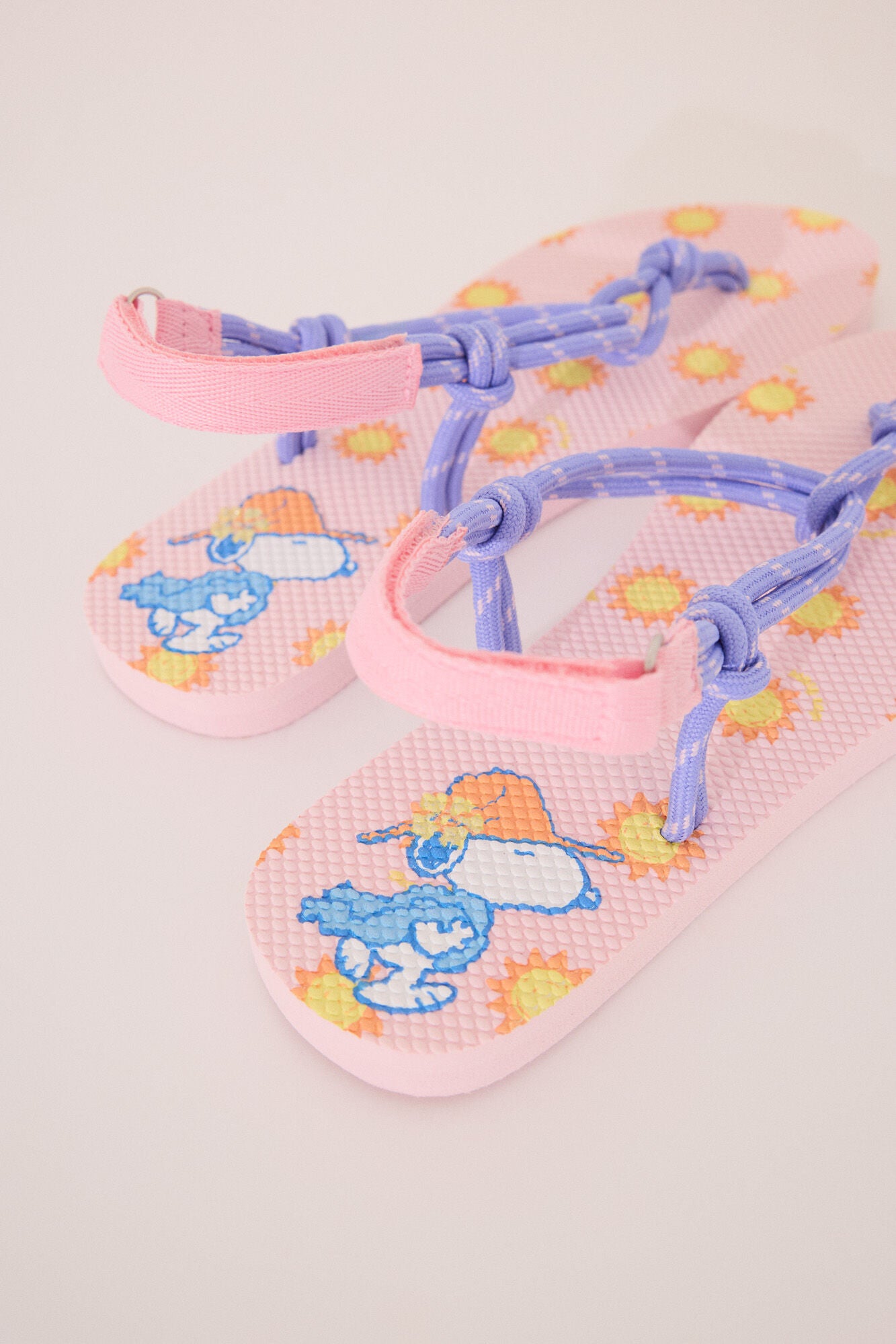 Women Secret_Multi-Color_Purple and Pink Snoopy Strap Straps Flops_4992523_73_02