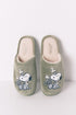 Women Secret_Dark Khaki_Snoopy Dark Khaki Slippers_4992528_91_01