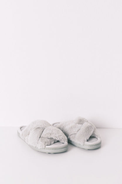 Women Secret_Green_Slipper with Green Fur_4992530_28_03