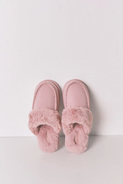 Women Secret_Pink_Pink Synthetic Fur Slippers_4992538_70_03