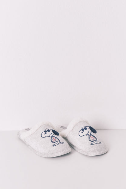 Women Secret_Dark Grey_Dark Grey Snoopy Slippers_4992541_41_03