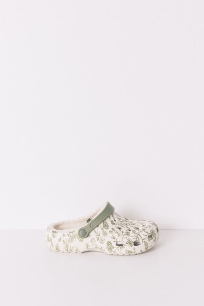 Women Secret_Green Print_Green Floral Slippers_4992545_29_05
