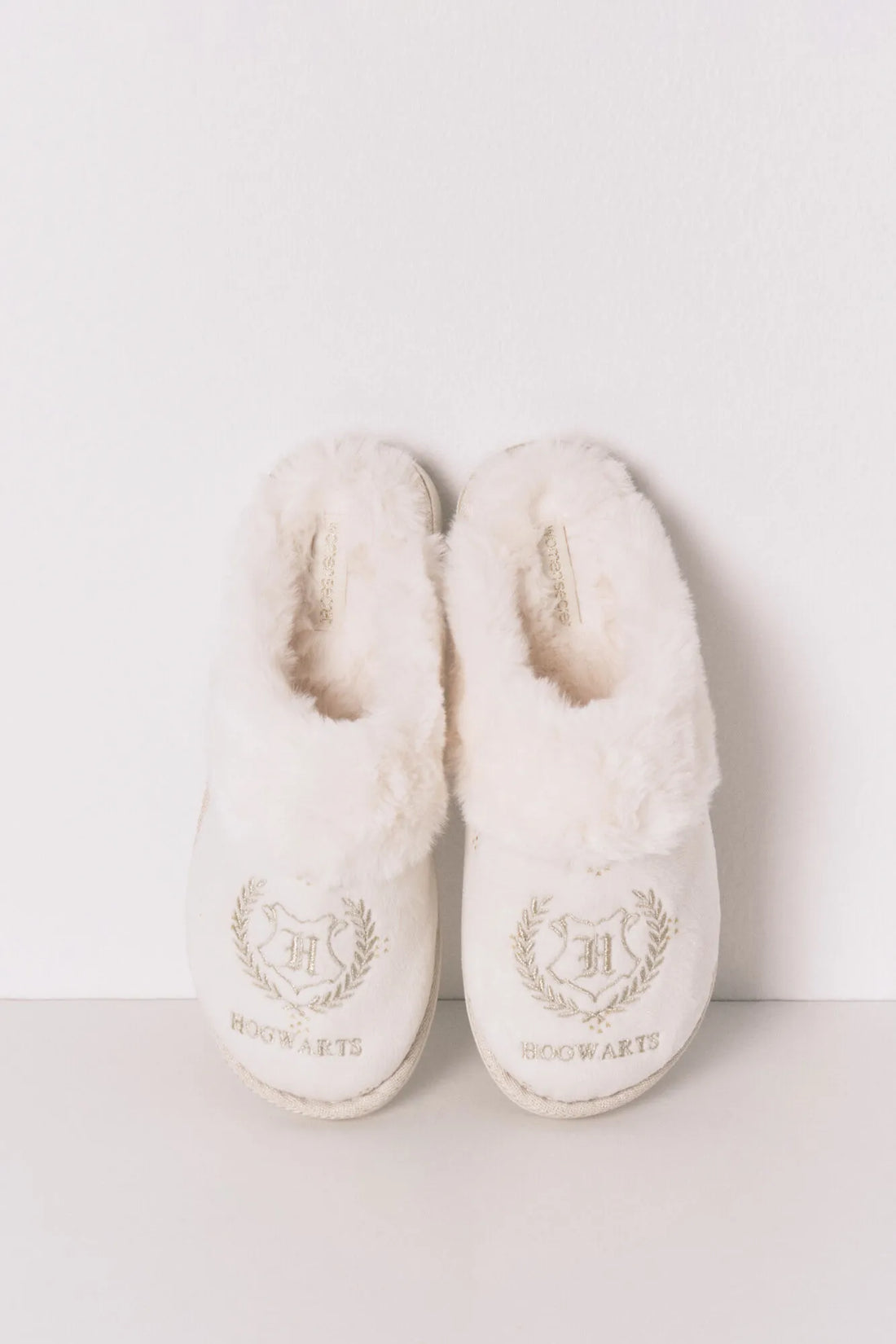 Women Secret_Ivory_White Harry Potter Lurex Slippers_4992580_96_01