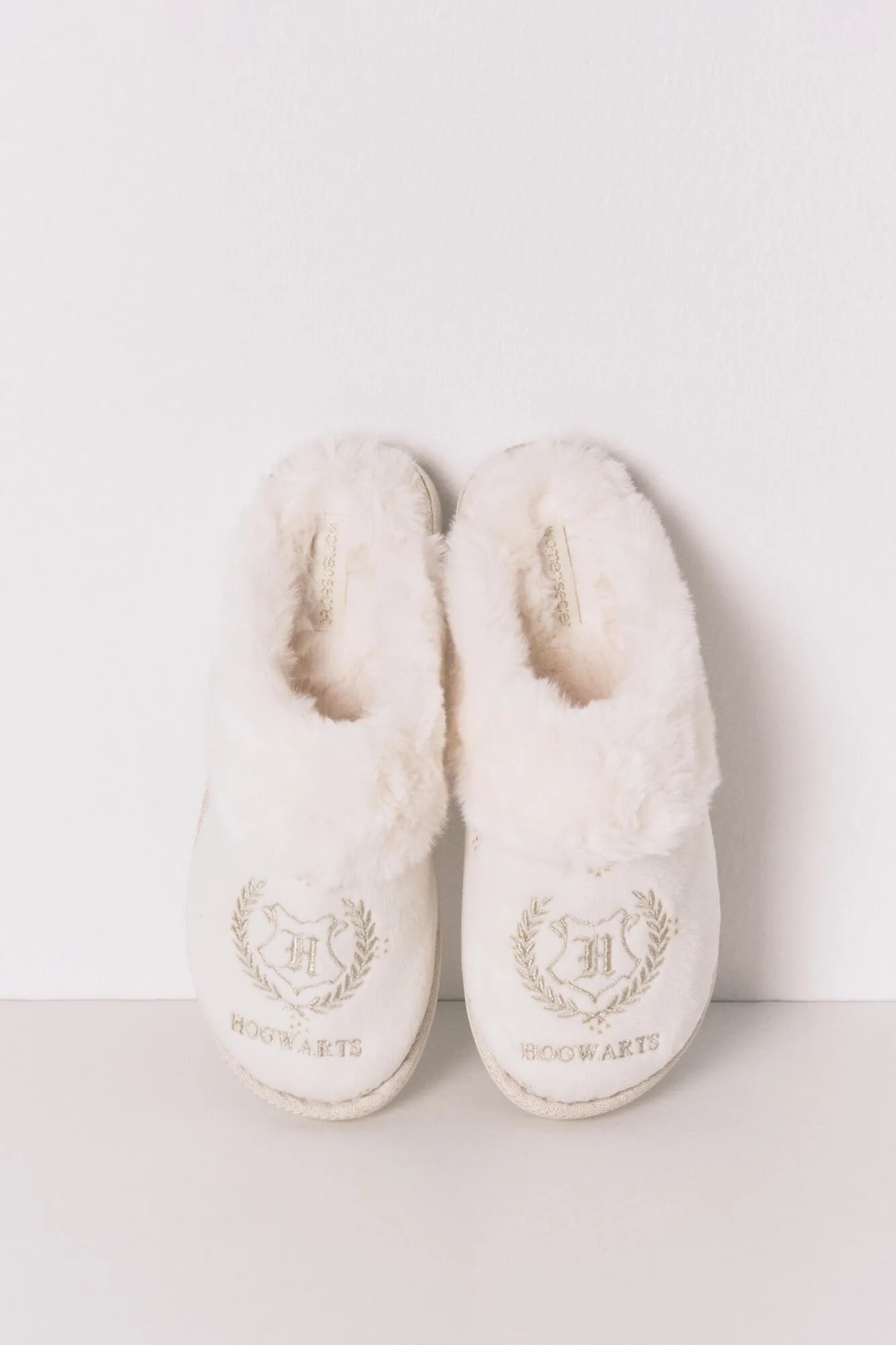 Women Secret_Ivory_White Harry Potter Lurex Slippers_4992580_96_01