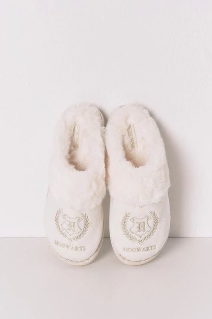 Women Secret_Ivory_White Harry Potter Lurex Slippers_4992580_96_01