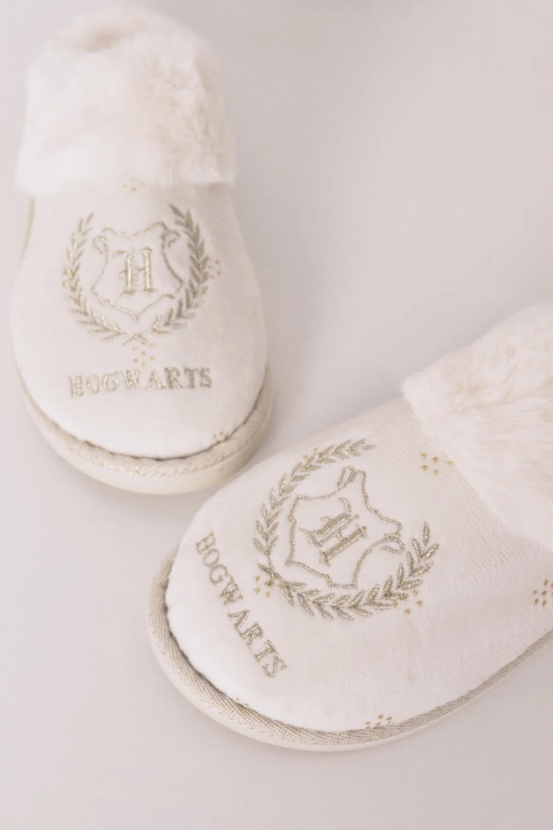 Women Secret_Ivory_White Harry Potter Lurex Slippers_4992580_96_02