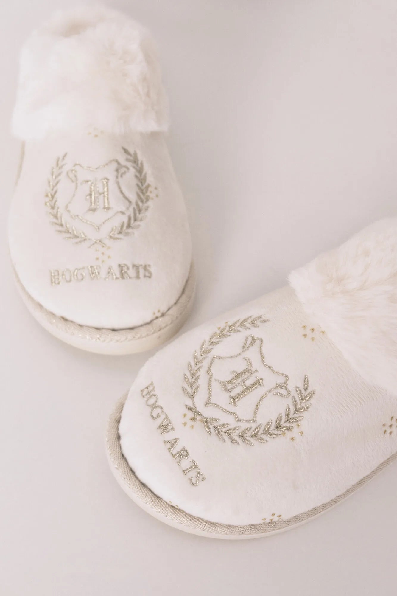 Women Secret_Ivory_White Harry Potter Lurex Slippers_4992580_96_02