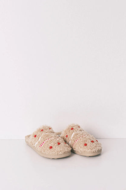 Women Secret_Sand_Beige Snoopy Faux Shearling Slippers_4992584_38_07