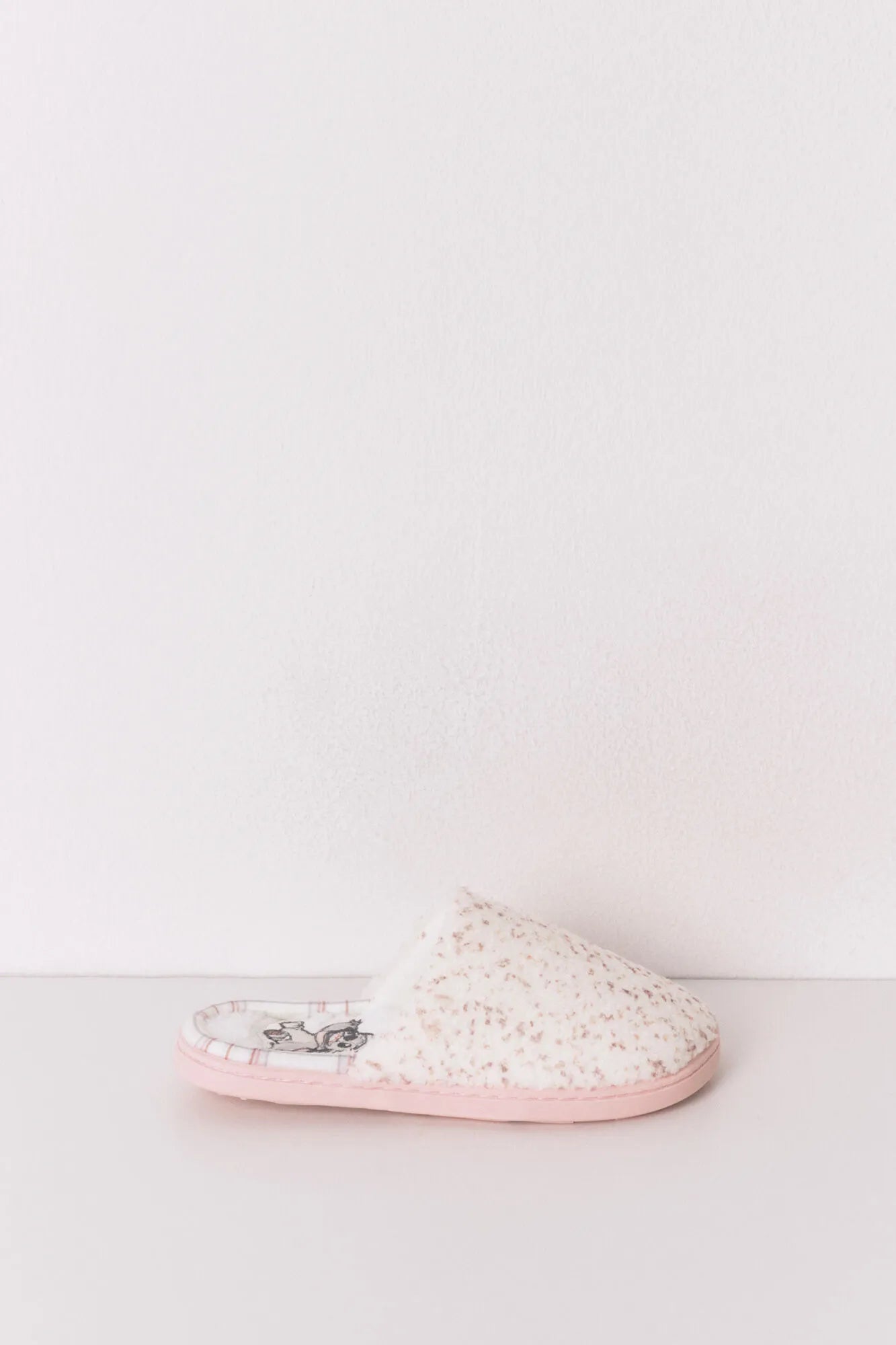 Women Secret_Pink_Stitch Pink Faux Shearling Slippers_4992595_71_02