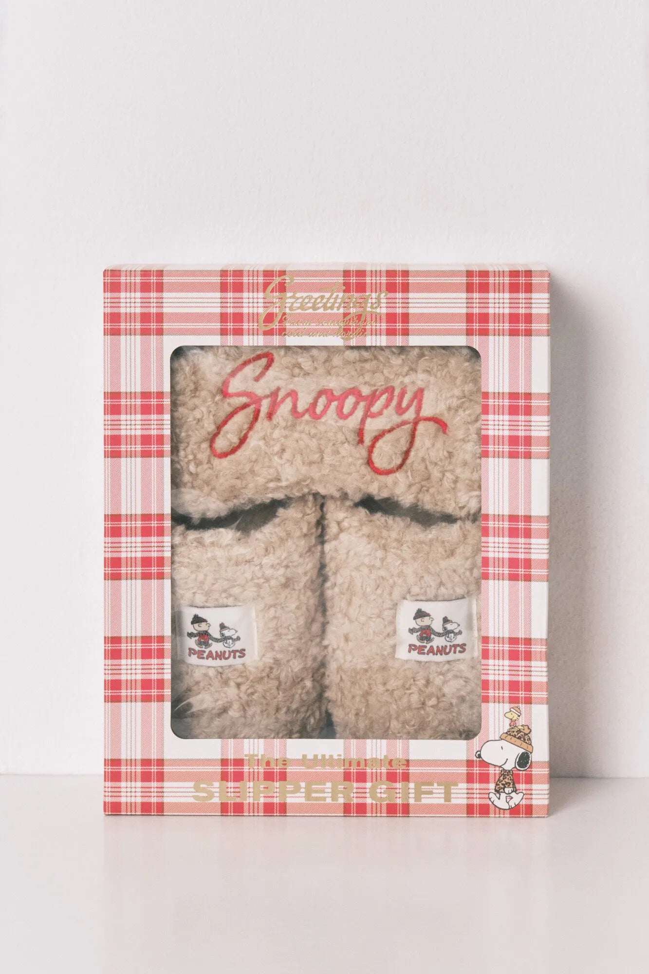 Women Secret_Ivory_Snoopy Faux Shearling Slippers and Eye Mask Gift Pack_4992597_96_01