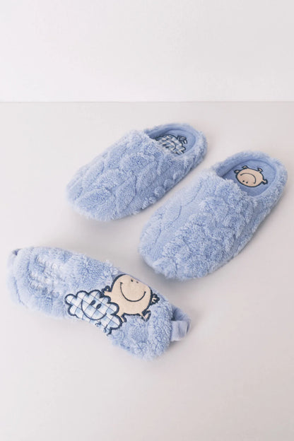 Women Secret_Medium Blue_Smileyworld¨ Slippers and Eye Mask Pack_4992598_14_01