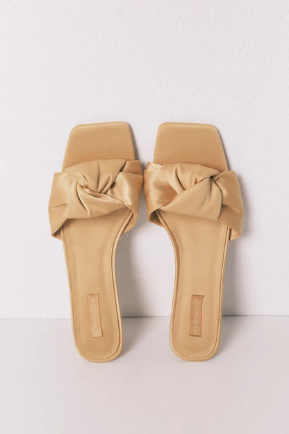 Women Secret_Gold/Mustard_Mustard Satin Kitten Heel Sandals_4993690_08_04