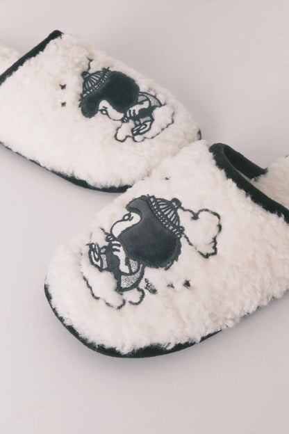 Women Secret_Ivory_Grey Faux Shearling Slippers Mafalda_4993693_96_01