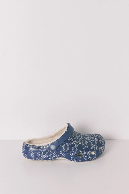 Women Secret_Blue Print_Floral Lined Clog Slippers_4993702_19_05