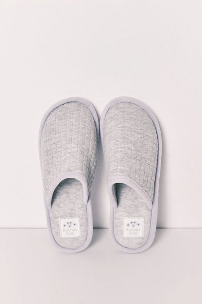 Women Secret Green Women Grey and Violet Slippers SKU: 4993706_21 Image 01