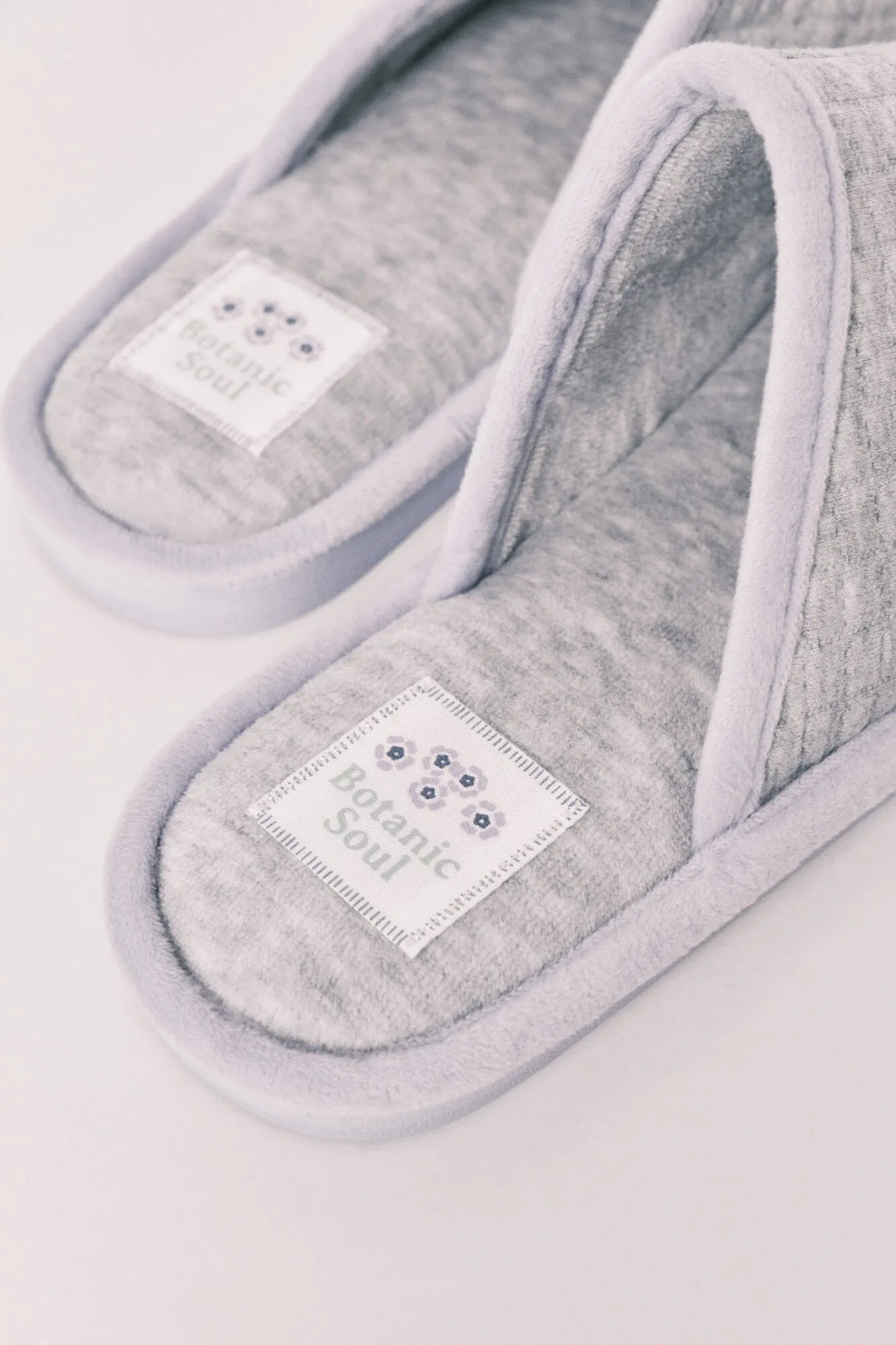 Women Secret Green Women Grey and Violet Slippers SKU: 4993706_21 Image 02