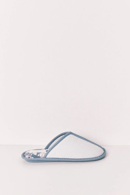 Women Secret_Light Blue_Blue Printed Slippers_4993708_17_02