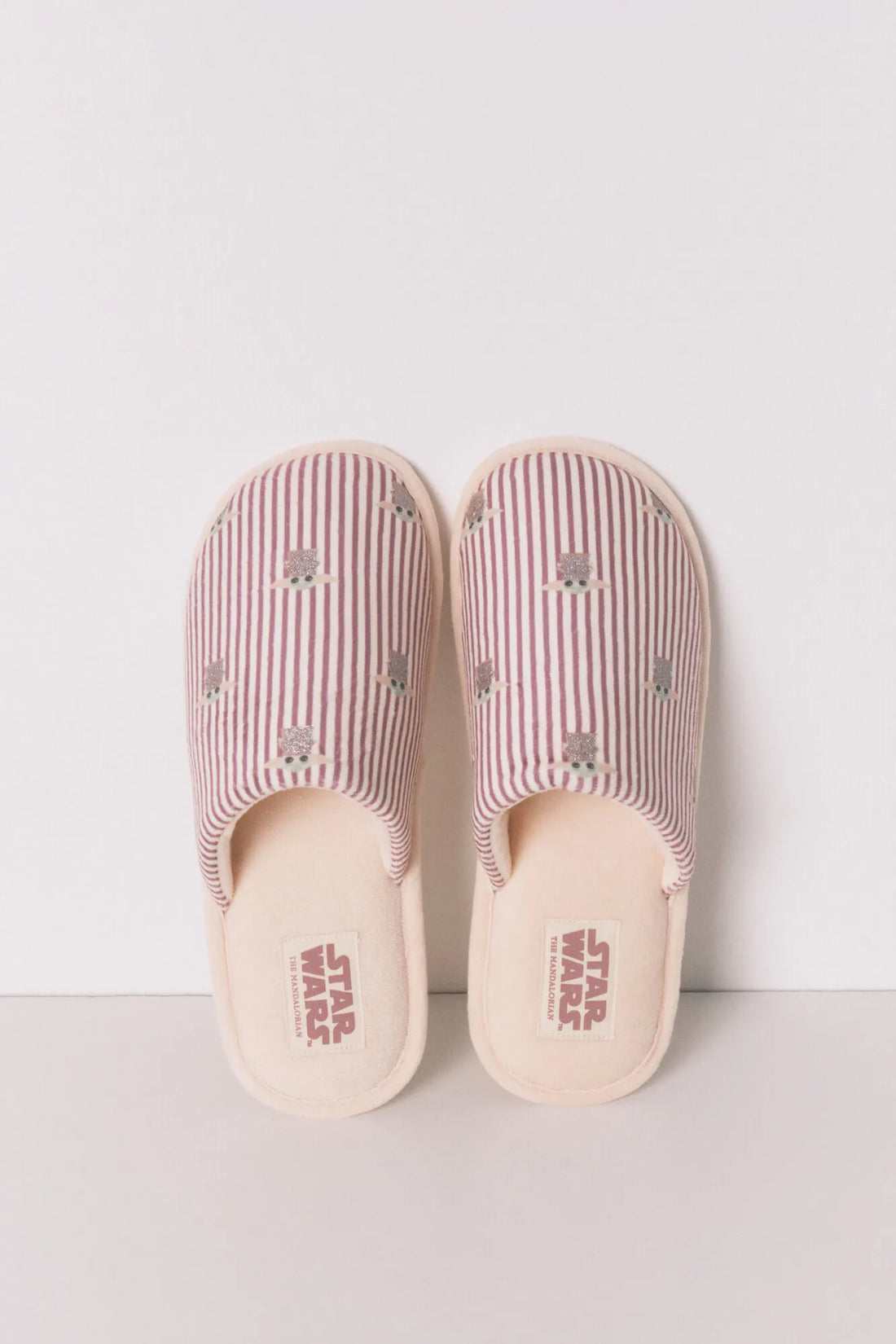 Women Secret Orange Women Striped Baby Yoda Slippers SKU: 4993716_64 Image 02