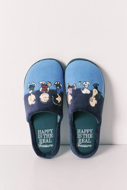 Women Secret Blue Print Women Slippers Snoopy &amp; C’a SKU: 4993717_19 Image 01
