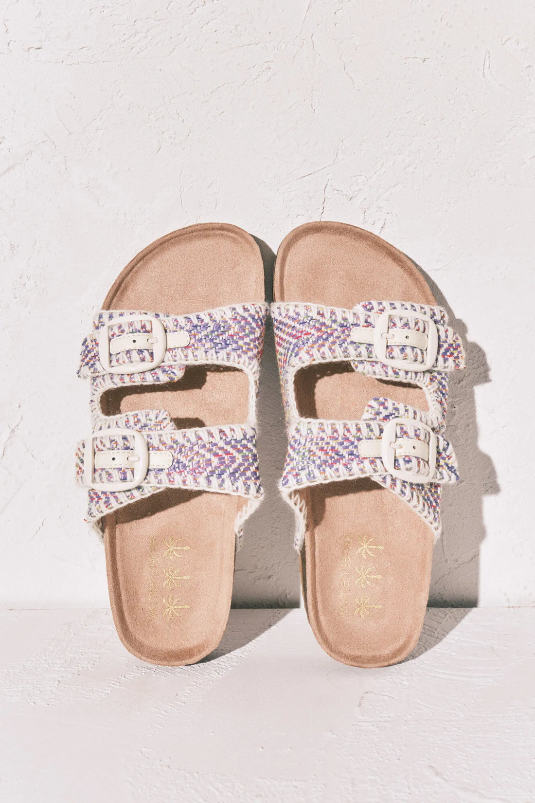 Women Secret Multicoloured Women Topstitched Strap Sandal SKU: 4993719_98 Image 01