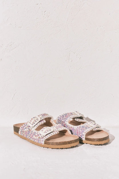 Women Secret Multicoloured Women Topstitched Strap Sandal SKU: 4993719_98 Image 03