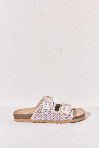 Women Secret Multicoloured Women Topstitched Strap Sandal SKU: 4993719_98 Image 05