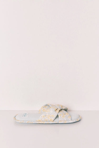 Women Secret Yellow Print Women Floral Knot Slippers SKU: 4993720_09 Image 05