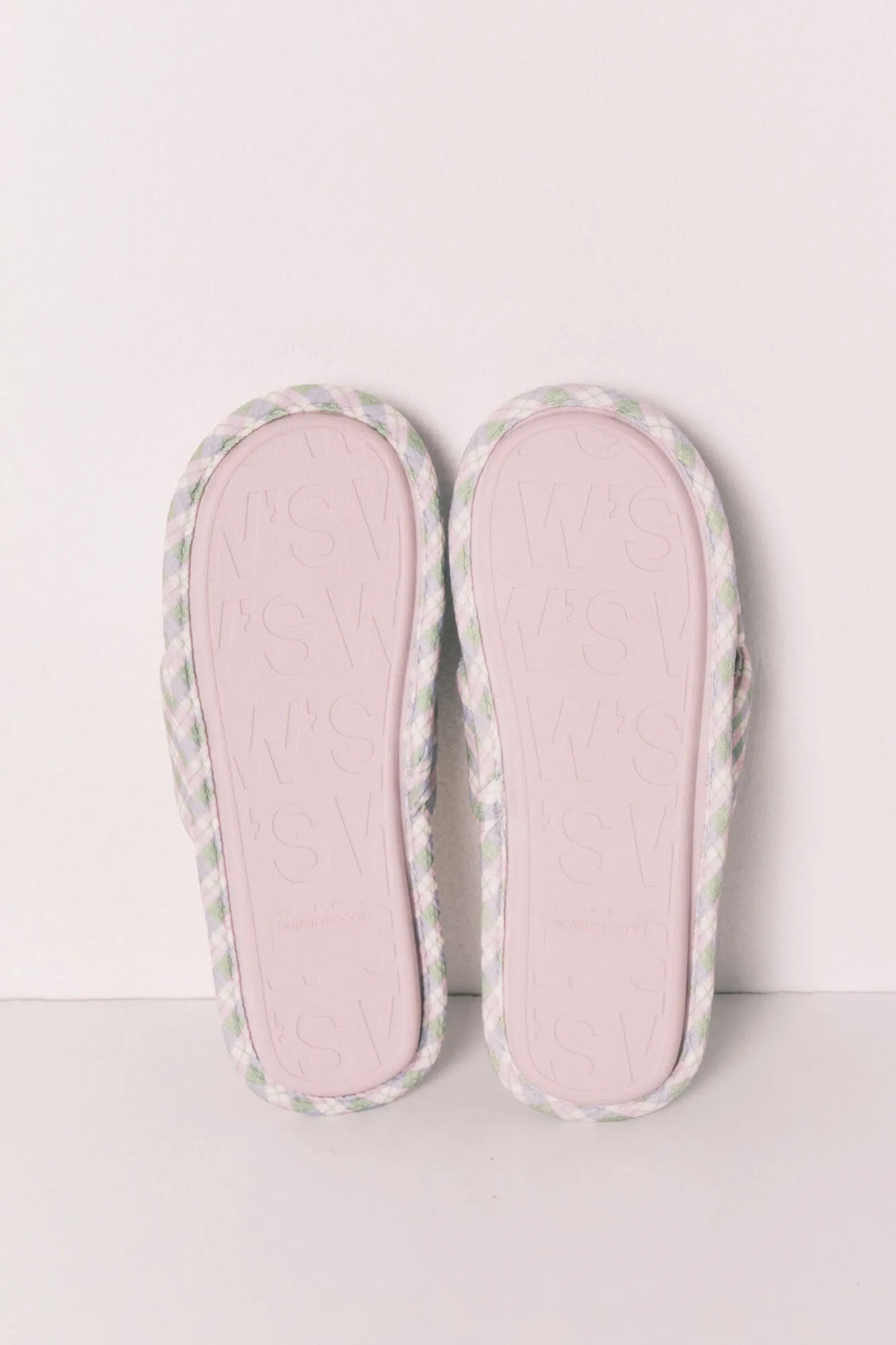 Women Secret Pink Women Plaid Knot Slippers SKU: 4993721_73 Image 03