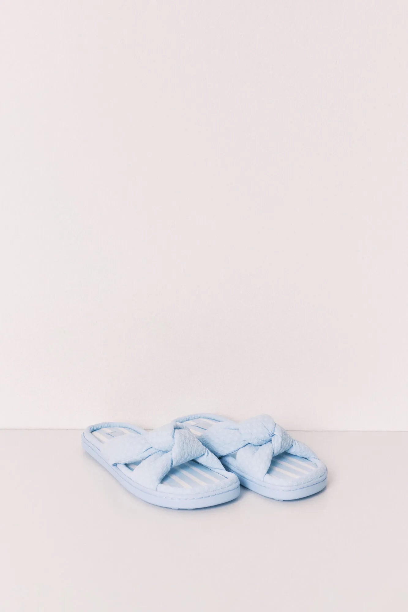 Women Secret Medium Blue Women Blue Volume Tie Slippers SKU: 4993730_13 Image 04