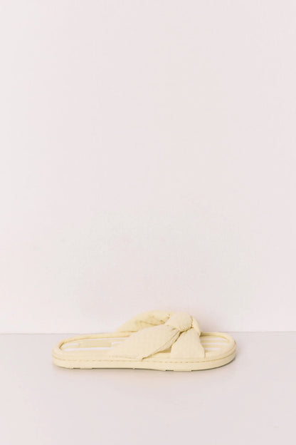 Women Secret Yellow Women Yellow Volume Bow Slippers SKU: 4993731_04 Image 05