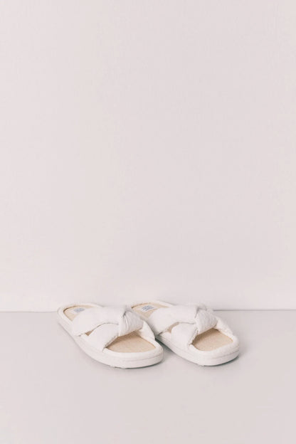 Women Secret Ivory Women Knot And Raffia Sandals SKU: 4993732_96 Image 03
