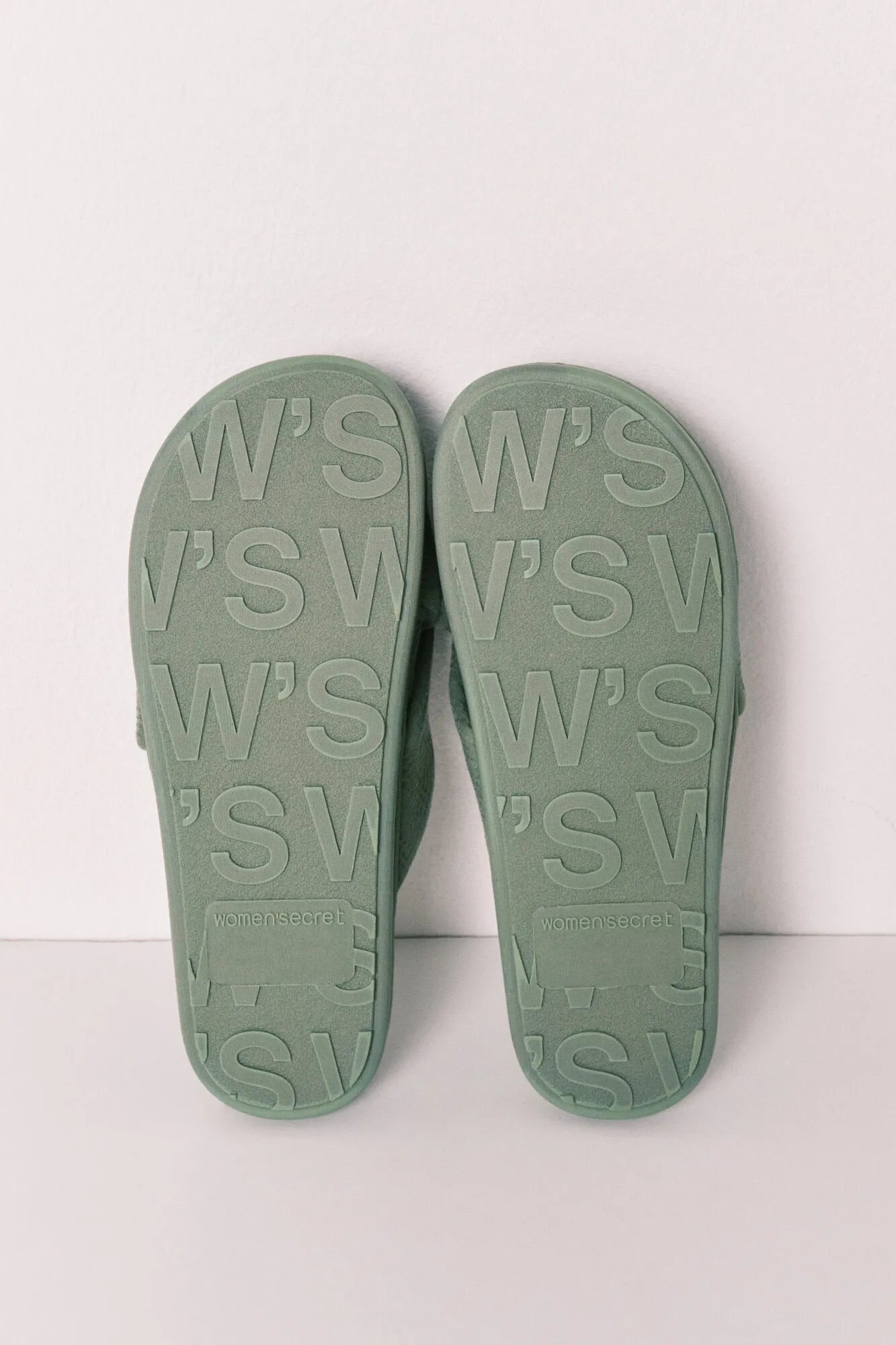 Women Secret Medium Khaki Women Green Knot Slippers SKU: 4993734_92 Image 03
