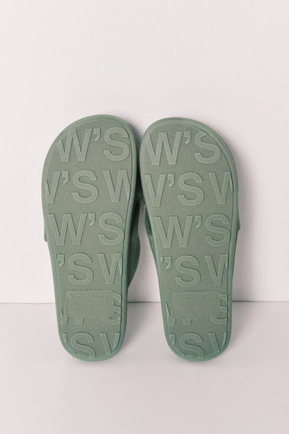 Women Secret Medium Khaki Women Green Knot Slippers SKU: 4993734_92 Image 03