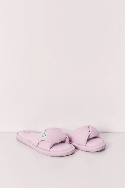 Women Secret Green Women Smileyworld¨ Knot Slippers SKU: 4993739_22 Image 05