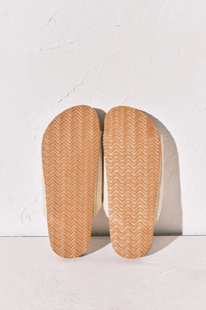 Women Secret Ivory Women Beige Raffia Crochet Flower Sandals SKU: 4993742_96 Image 03