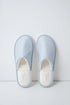 Women Secret White Print Women Blue Gingham Slippers SKU: 4994397_97 Image 01