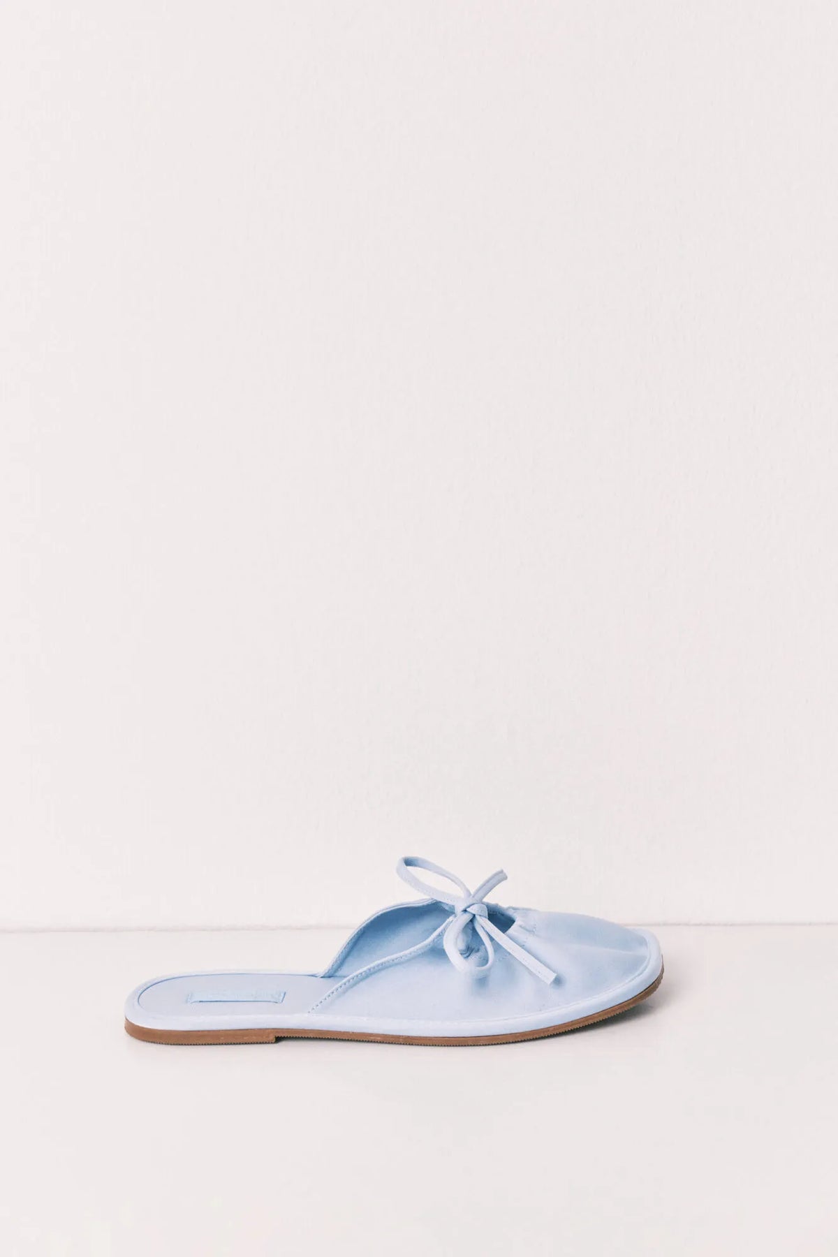 Women Secret Light Blue Women Light Blue Satin-Finish Slippers SKU: 4994417_16 Image 03