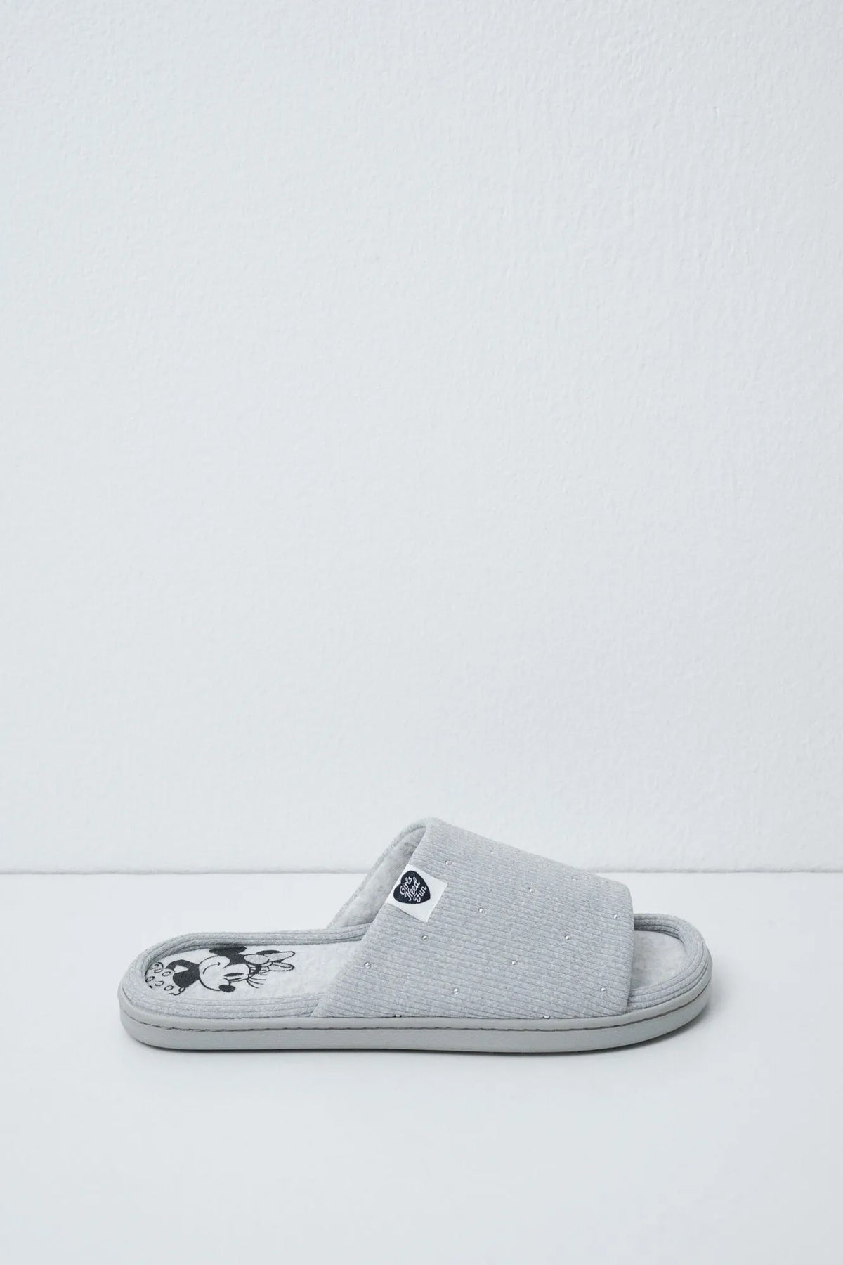 Women Secret Light Grey Women Grey Minnie Mouse Slippers SKU: 4994422_47 Image 04