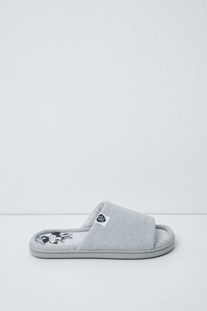 Women Secret Light Grey Women Grey Minnie Mouse Slippers SKU: 4994422_47 Image 04