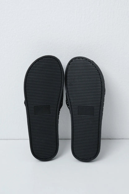 Women Secret Black Women Polka-Dot Knot Slippers SKU: 4994432_01 Image 03