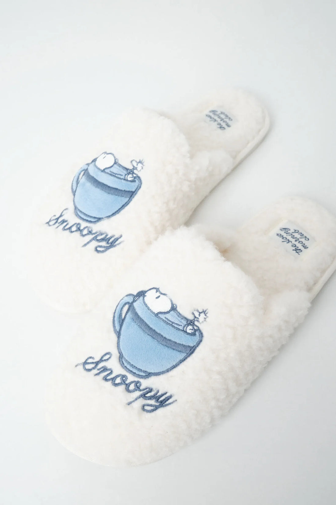 Women Secret Ivory Women Snoopy Faux Shearling Slippers SKU: 4994433_96 Image 01