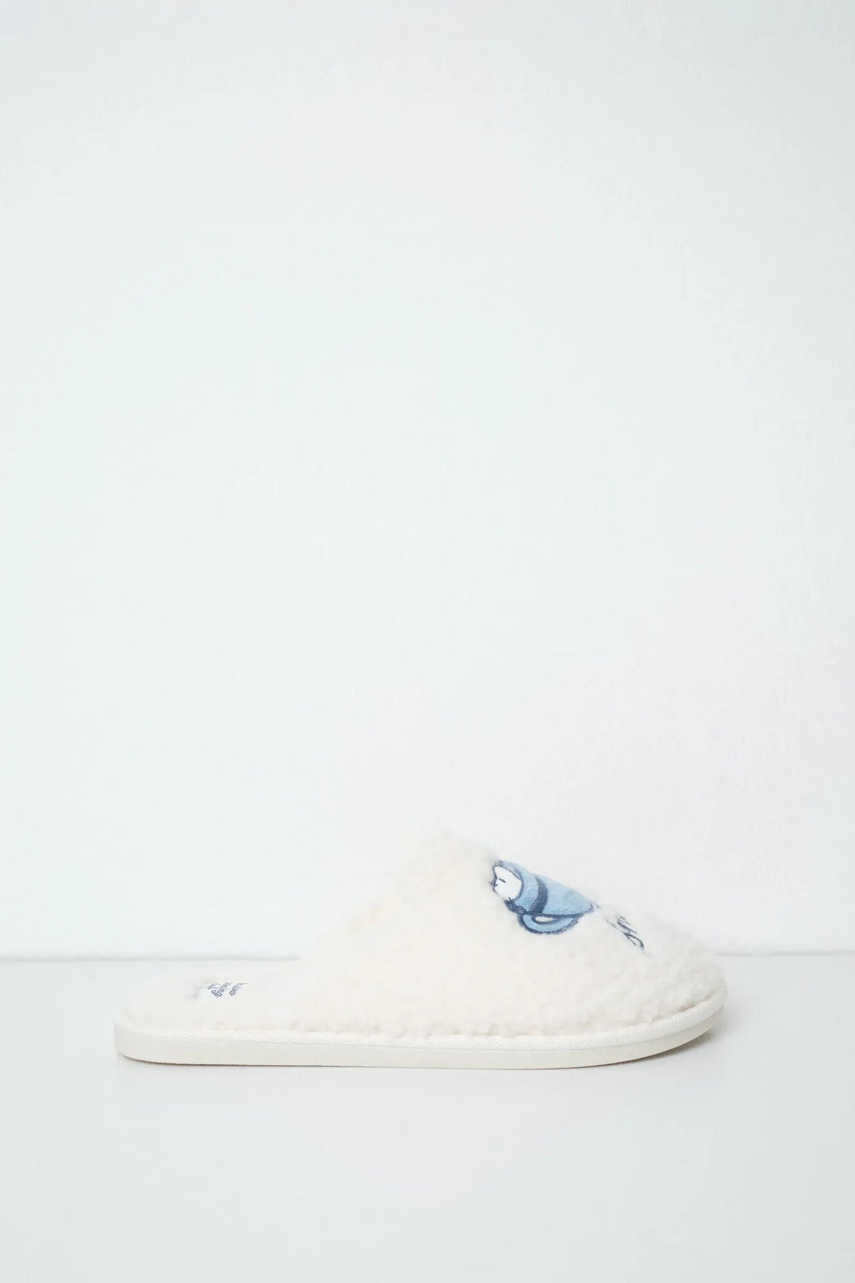 Women Secret Ivory Women Snoopy Faux Shearling Slippers SKU: 4994433_96 Image 03