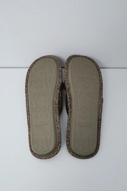 Women Secret Medium Khaki Women Animal Print Slippers Travel Pack SKU: 4994435_92 Image 03