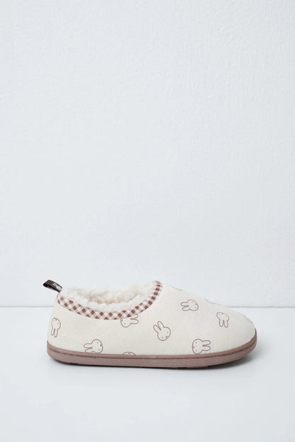 Women Secret Ivory Women Miffy Closed Slippers SKU: 4994437_96 Image 04