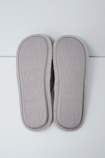 Women Secret Light Grey/Silver Women Grey Velvet Bow Slippers SKU: 4994438_48 Image 04