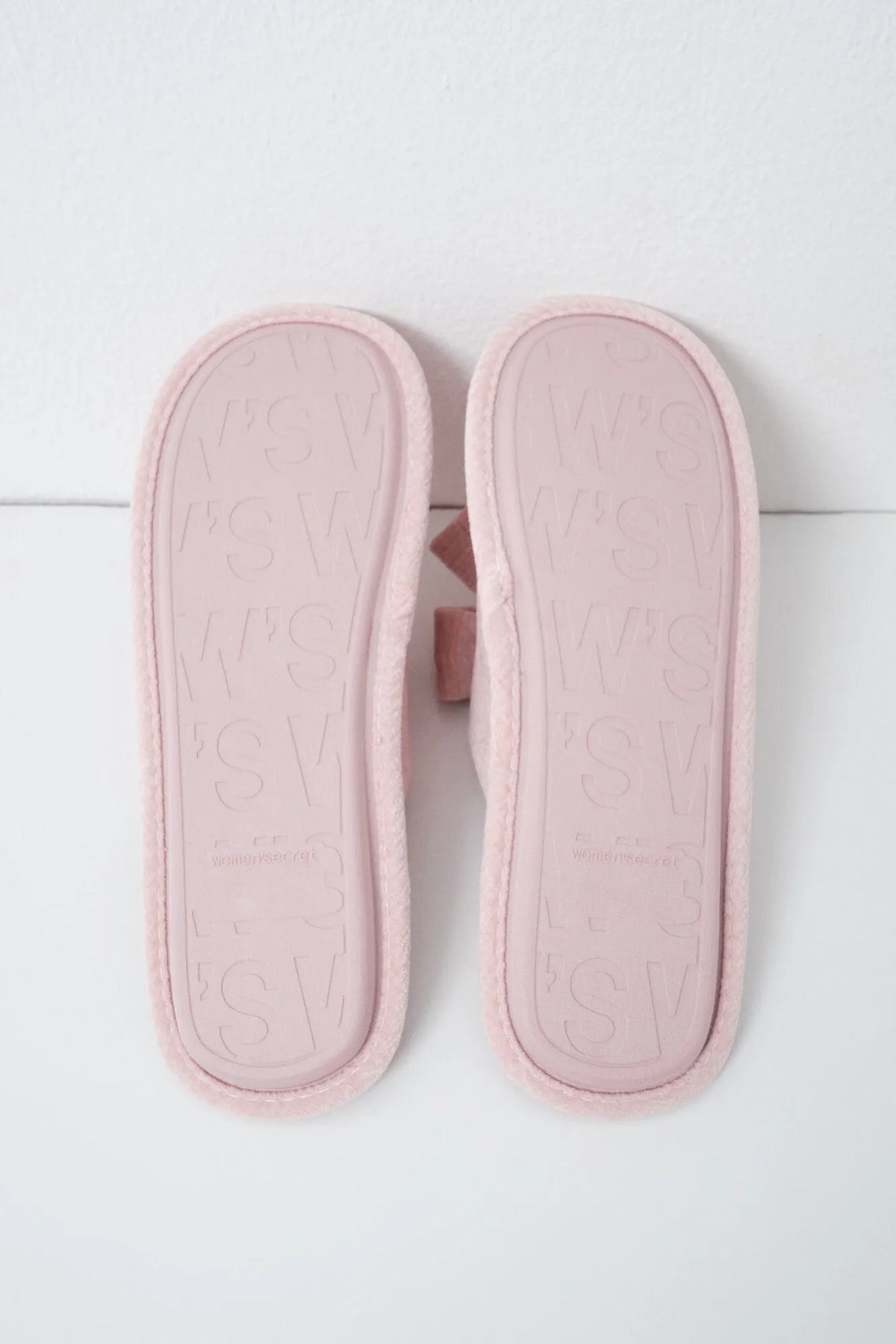 Women Secret Pink Women Pink Velvet Bow Slippers SKU: 4994439_71 Image 04
