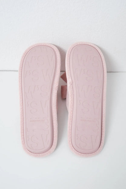 Women Secret Pink Women Pink Velvet Bow Slippers SKU: 4994439_71 Image 04
