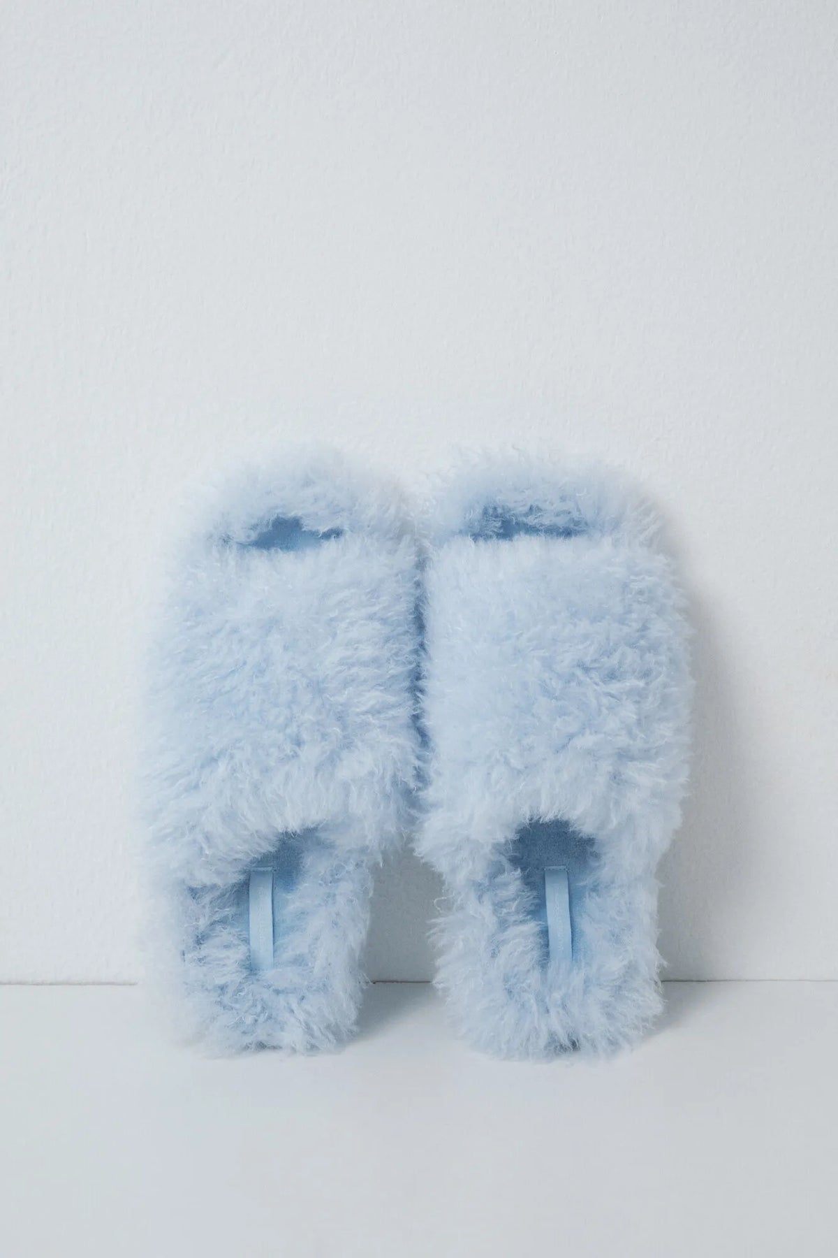 Women Secret Light Blue Women Blue Plush Slippers SKU: 4994441_17 Image 01
