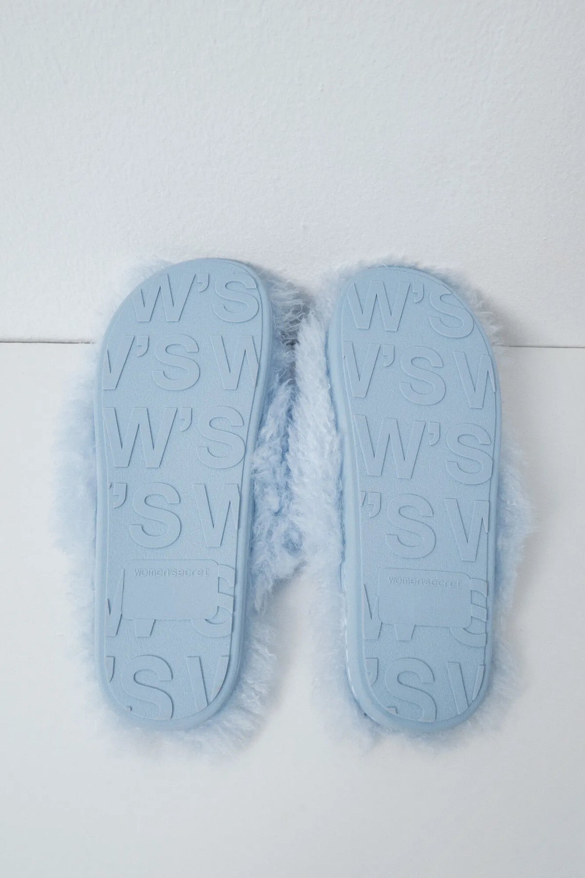 Women Secret Light Blue Women Blue Plush Slippers SKU: 4994441_17 Image 04