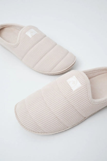 Women Secret Sand Women Beige Padded Sole Slippers SKU: 4994444_38 Image 02